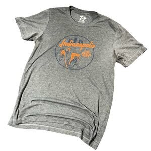 Vintage Indianapolis The Cycle City Size Medium T Shirt Bicycle Indy Retro